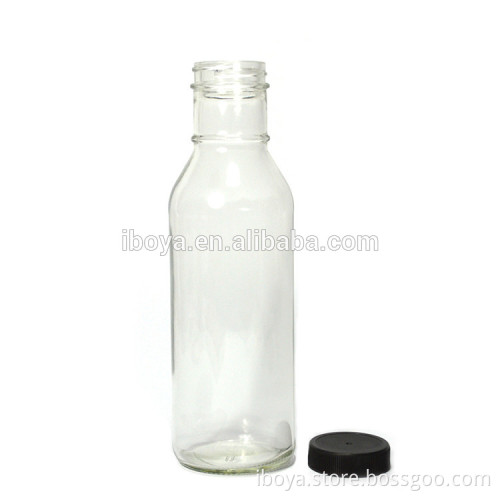 Polypropylene Ribbed Cap Unique Sauce Bottles